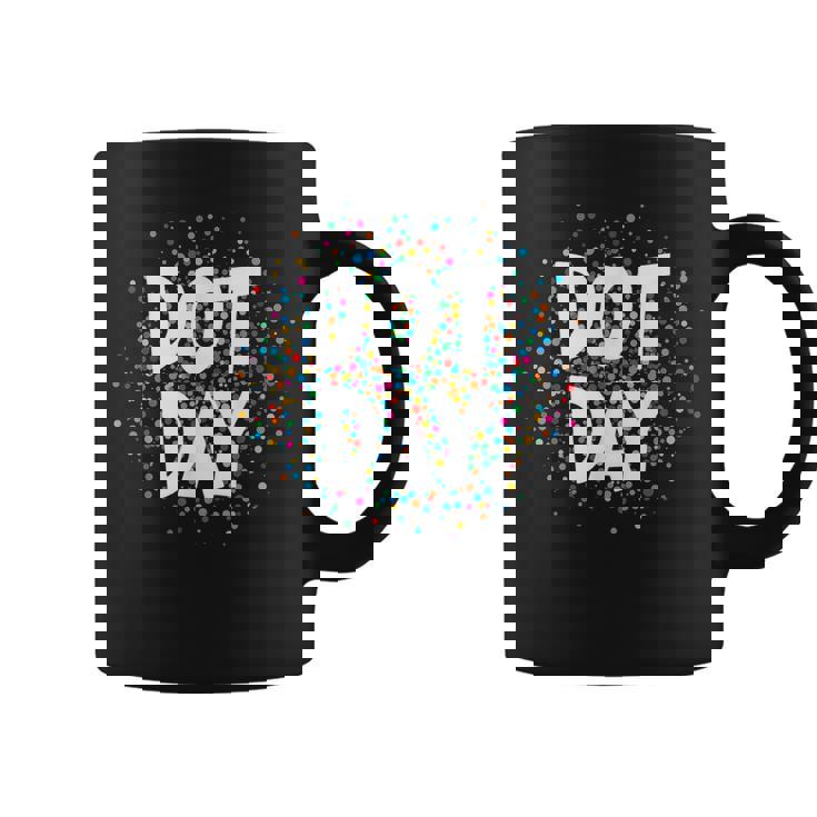 Happy International Dot Day 2022 September 15Th Polka Dot Coffee Mug