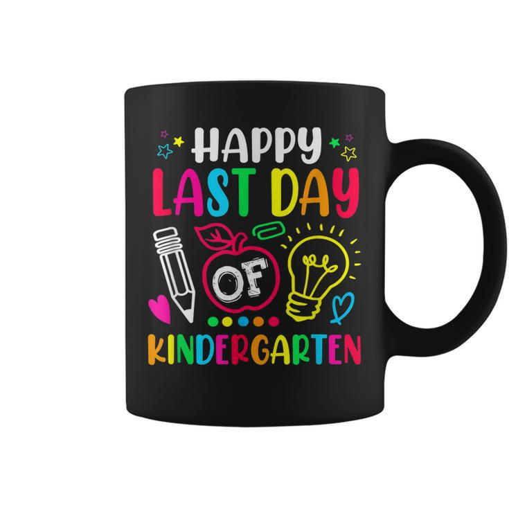 Happy Last Day Of Kindergarten School Funny Teacher Students  Coffee Mug