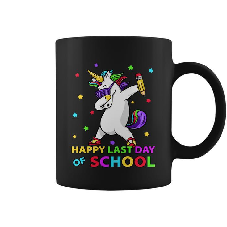 Happy Last Day Of School Funny Unicorn Cute Teacher Student Cute Gift Coffee Mug