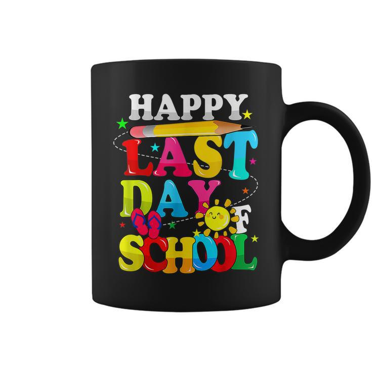 Happy Last Day Of School Students Teachers End Of The Year  Coffee Mug