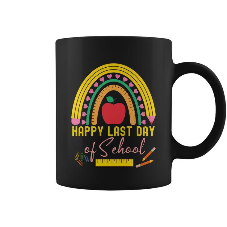 Happy Last Day Of School Teacher Student Graduation Rainbow Gift V2 Coffee Mug