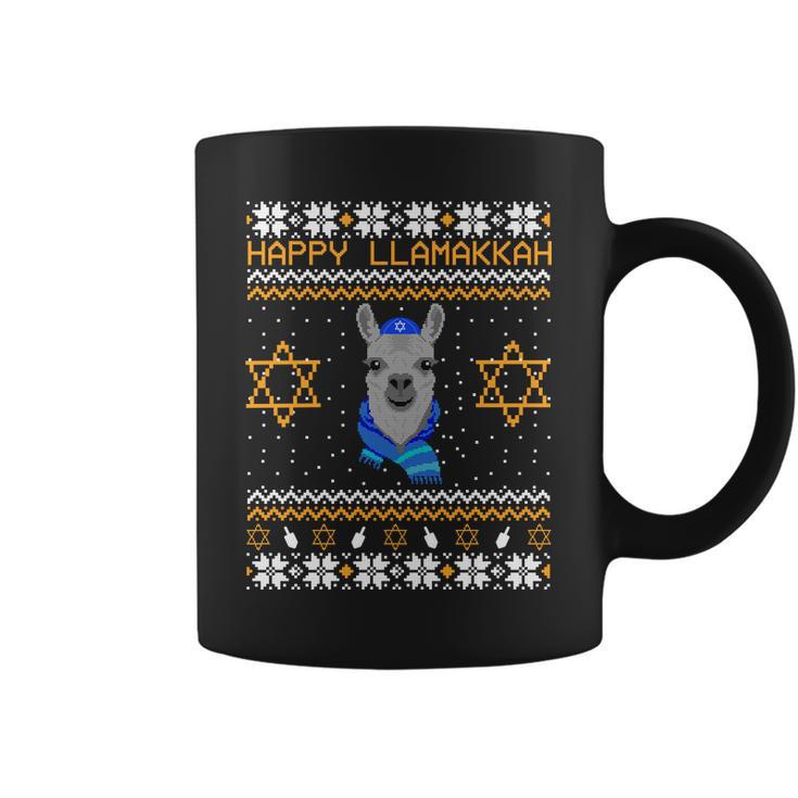 Happy Llamakah Ugly Hanukkah Tshirt Coffee Mug