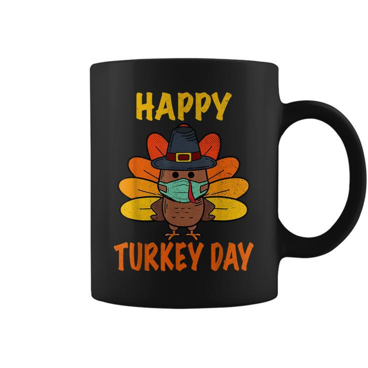 Happy Turkey Day Funny Thanksgiving 2021 Autumn Fall Season  V3 Coffee Mug