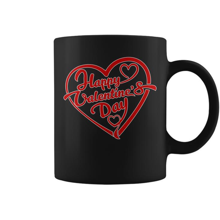 Happy Valentines Day Heart Coffee Mug