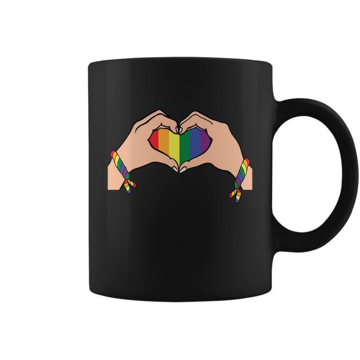 Heart Lgbt Gay Pride Lesbian Bisexual Ally Quote Coffee Mug