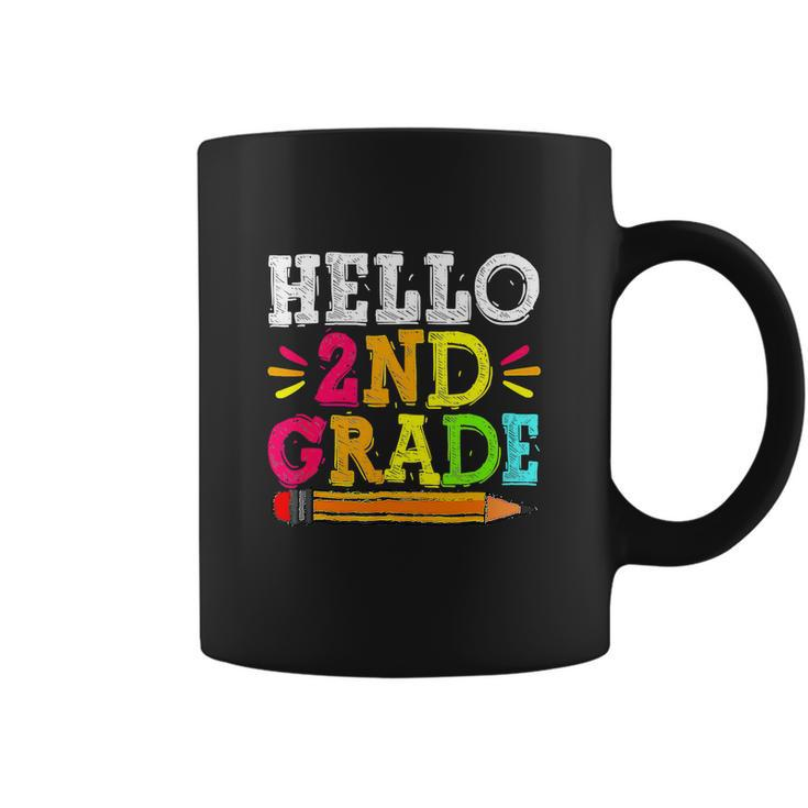 Hello 2Nd Grade Back To School For Students Teachers Coffee Mug