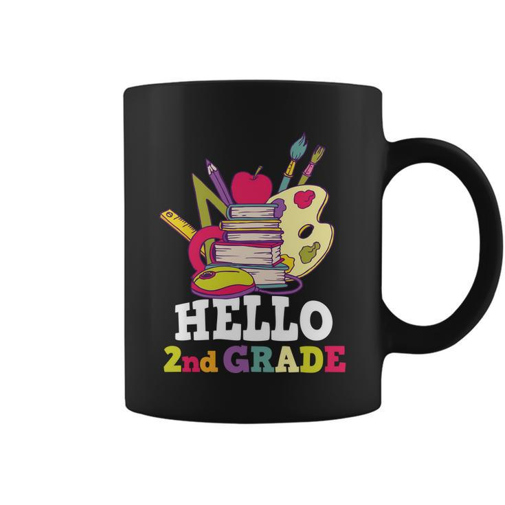 Hello 2Nd Grade Back To School Team Second Grade Coffee Mug