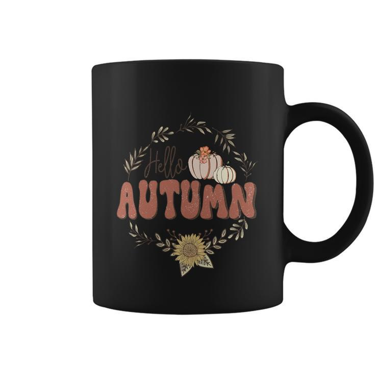 Hello Autumn Thanksgiving Quote V2 Coffee Mug