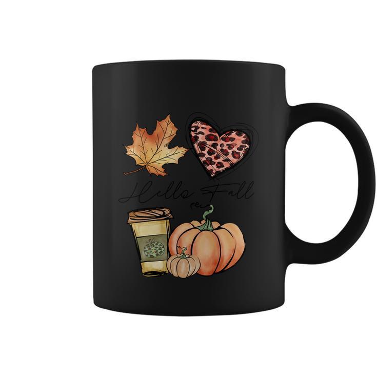 Hello Fall Thanksgiving Quote V2 Coffee Mug