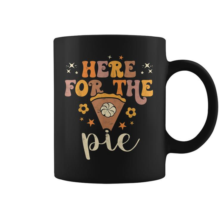 Here For The Pie Pumpkin Spice Autumn Fall Yall Thanksgiving  Coffee Mug