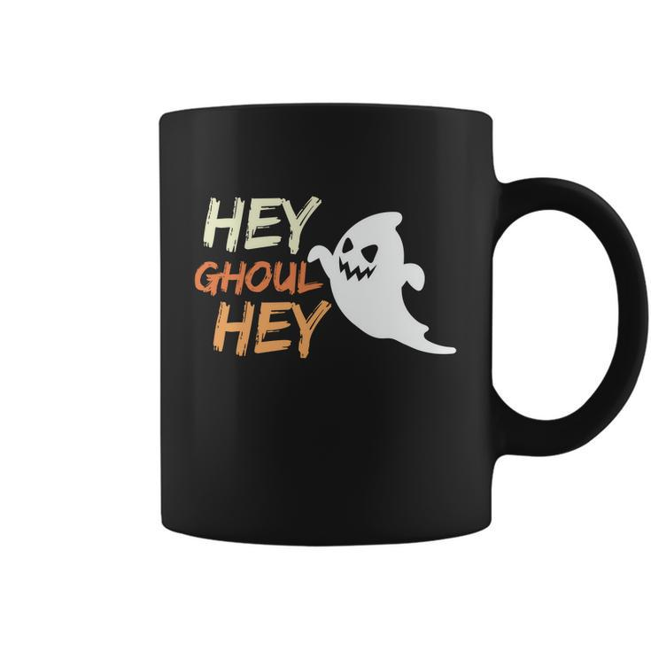 Hey Ghoul Hey Ghost Boo Halloween Quote Coffee Mug