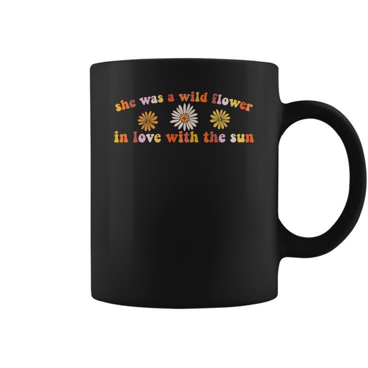 Hippie She Was A Wild Flower In Love With The Sun Coffee Mug