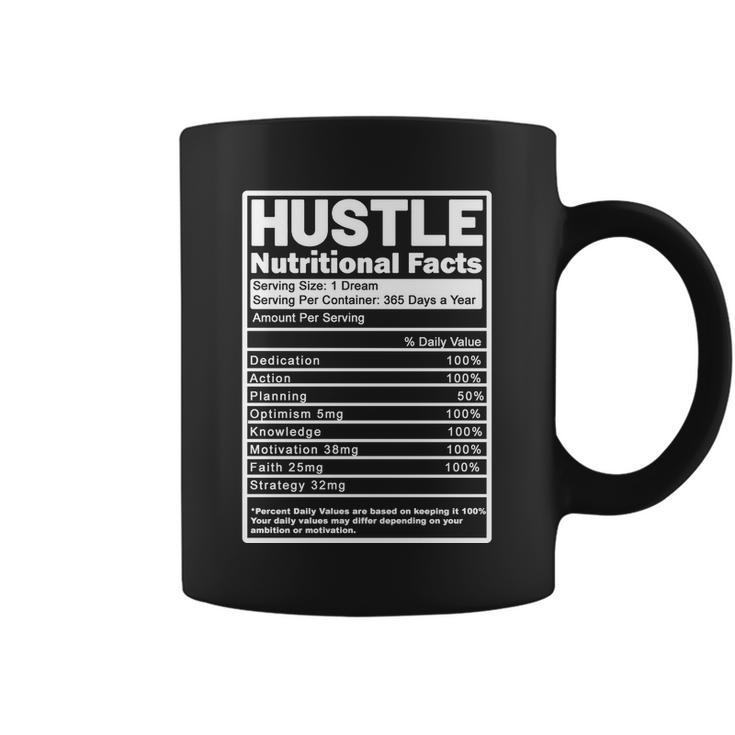 Hustle Nutrition Facts Values Tshirt Coffee Mug