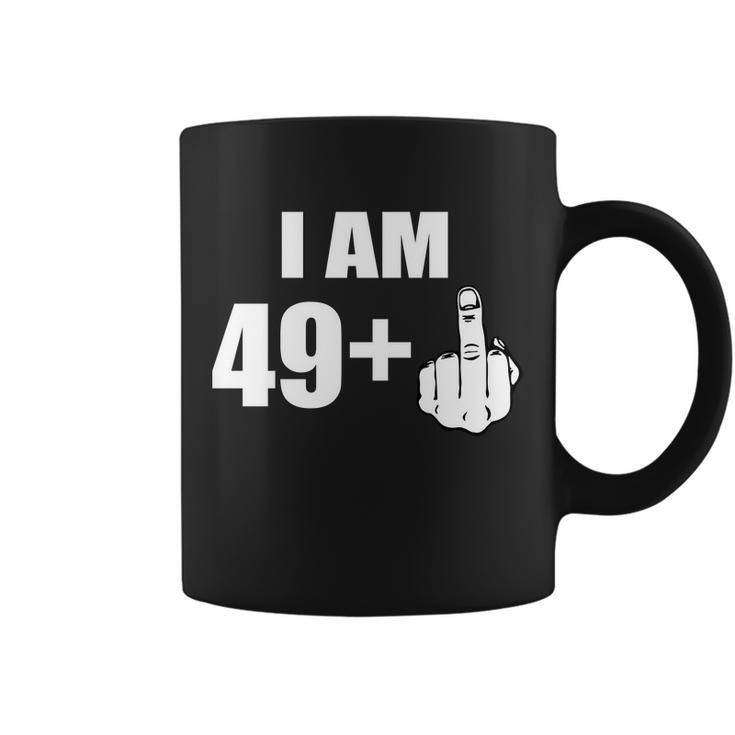 I Am 50 Middle Finger Funny 50Th Birthday Gift T-Shirt Tshirt Coffee Mug