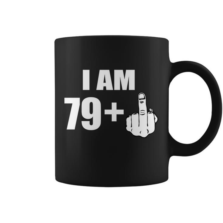 I Am 80 Middle Finger 80Th Birthday Gift Coffee Mug