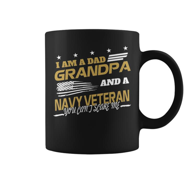 I Am A Dad Grandpa And A Navy Veteran Coffee Mug