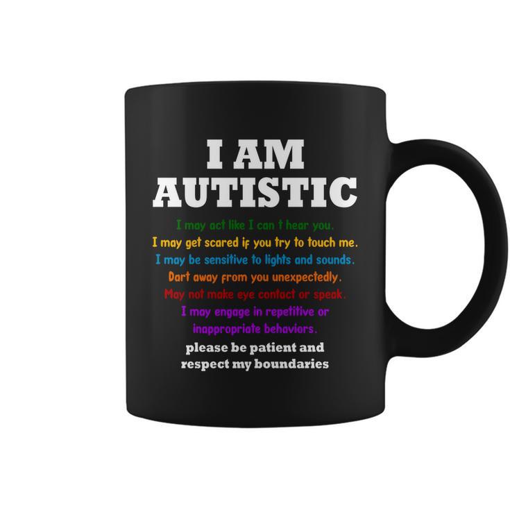 I Am Autistic Please Be Patient Coffee Mug