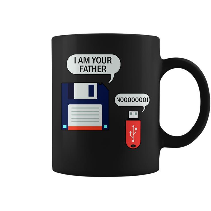 I Am Your Father Retro Floppy Disk Usb Tshirt Coffee Mug