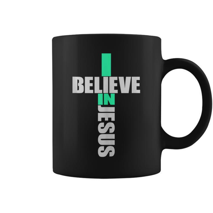 I Believe In Jesus - Cross Christianity Christian Faith Gift  Coffee Mug