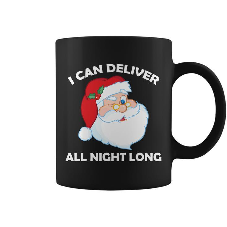 I Can Deliver All Night Long X-Mas Bad Santa Tshirt Coffee Mug