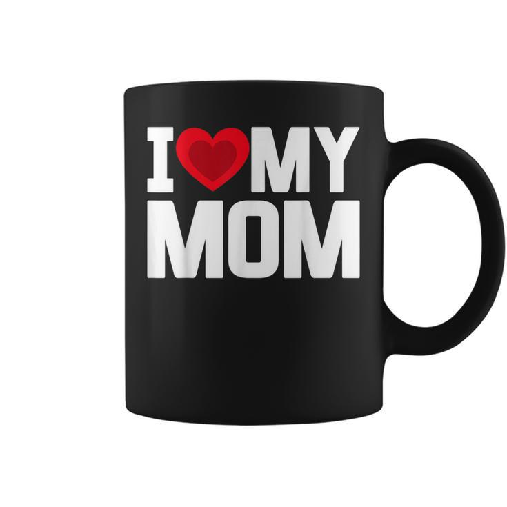 I Heart My Mom Love My Mom Happy Mothers Day Family Outfit  Coffee Mug