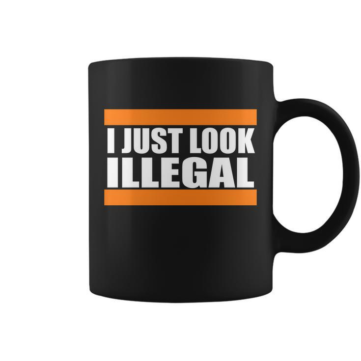 I Just Look Illegal Box Tshirt Coffee Mug