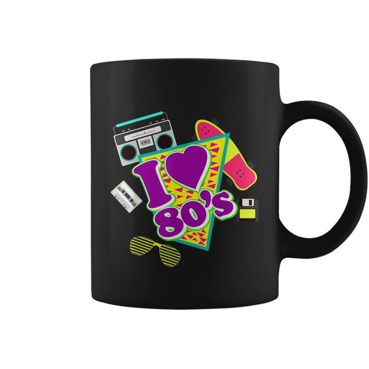 I Love The 80S Eighties Cool Gift Graphic Design Printed Casual Daily Basic Coffee Mug