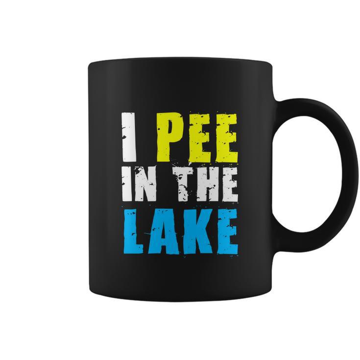 I Pee In The Lake Funny Summer Vacation V2 Coffee Mug