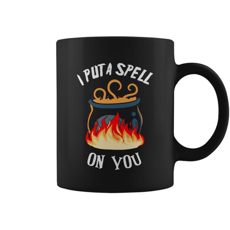 I Put A Spell On You Halloween Quote Coffee Mug