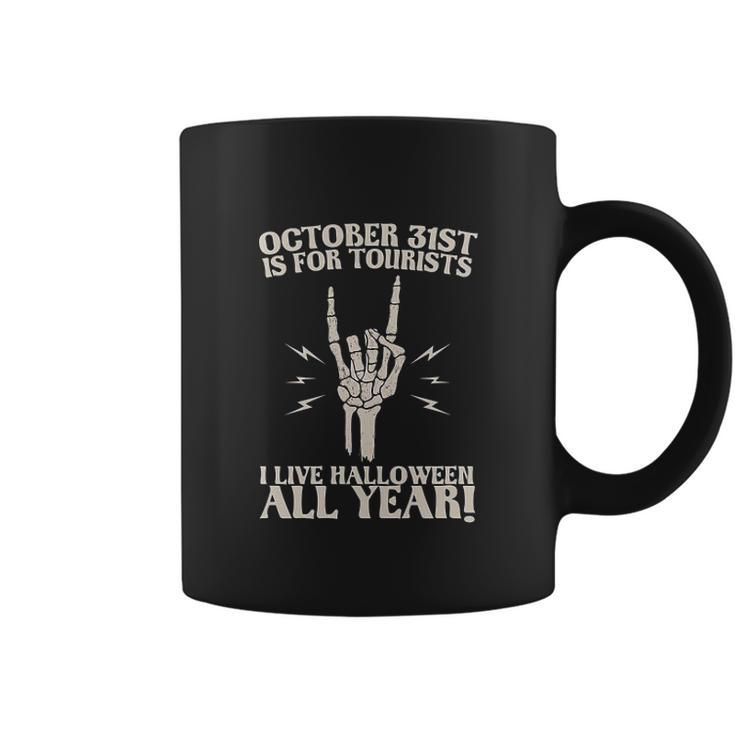I Spend All Year Waiting For Halloween October 21St Live All Year Coffee Mug