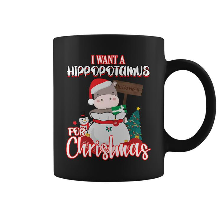 I Want A Hippopotamus For Christmas Ho Ho Ho Coffee Mug