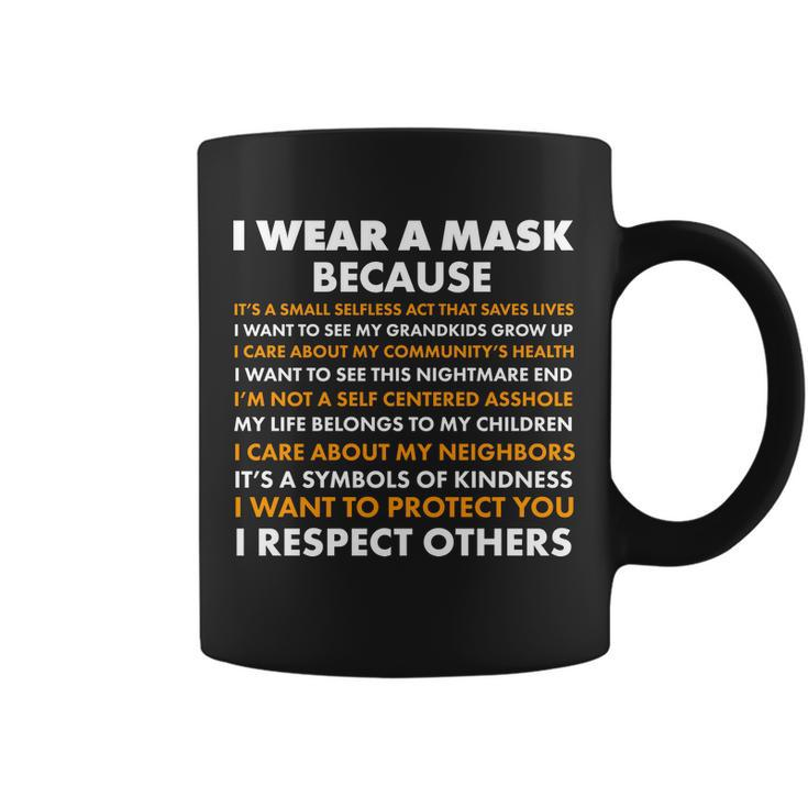 I Wear A Mask Because I Want To Protect You Coffee Mug