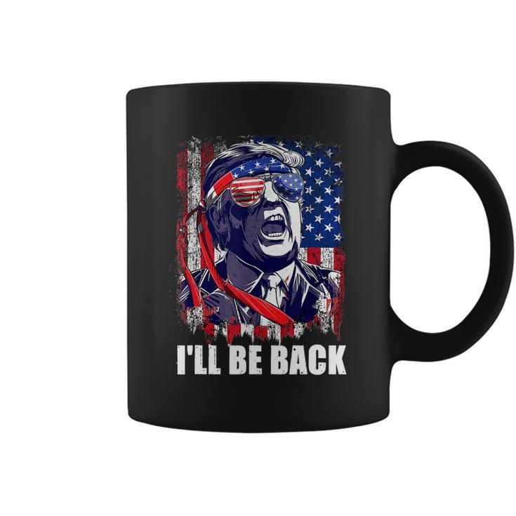 Ill Be Back Trump 2024 Vintage Donald Trump Tshirt Coffee Mug