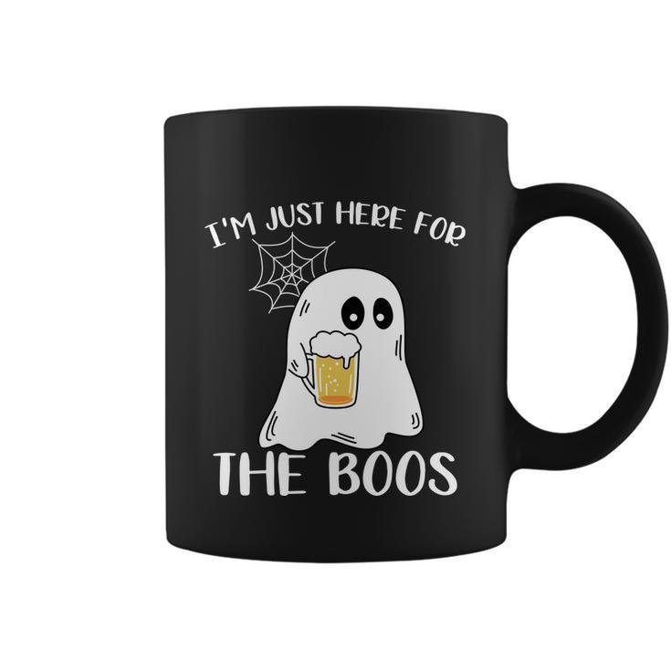 Im Just Here For The Boos Halloween Quote Coffee Mug