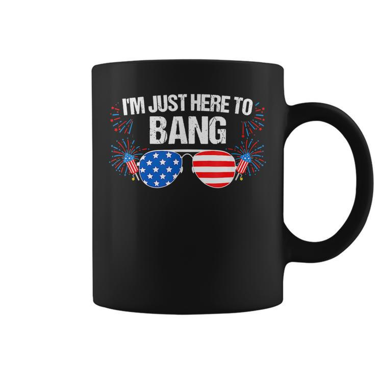 Im Just Here To Bang 4Th Of July Fireworks Director  Coffee Mug