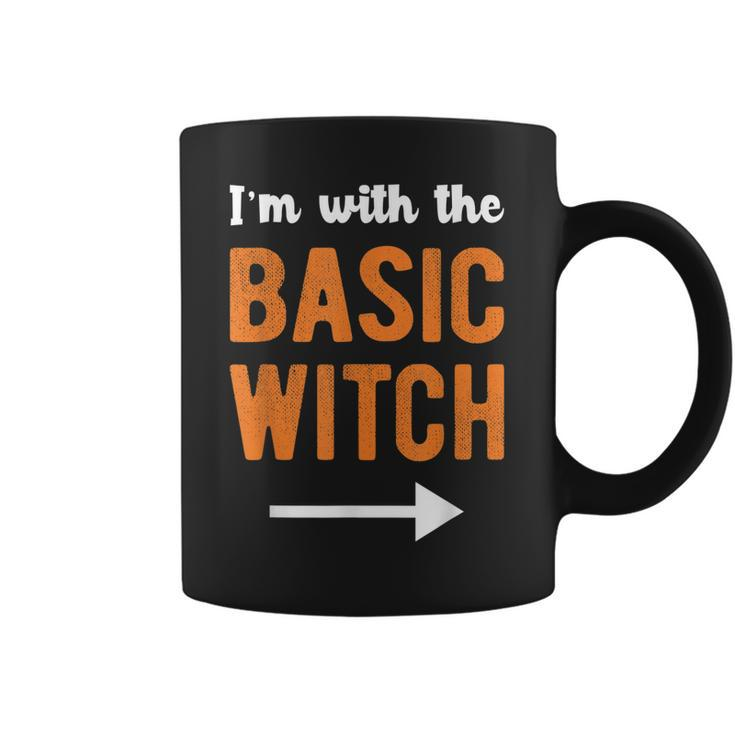 Im With The Basic Witch Matching Couple Halloween Costume  Coffee Mug