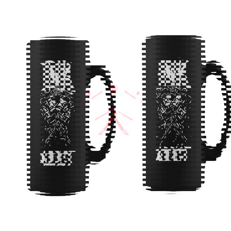 Ink Addict Tattooed Art Inked Tattoo Lover Coffee Mug