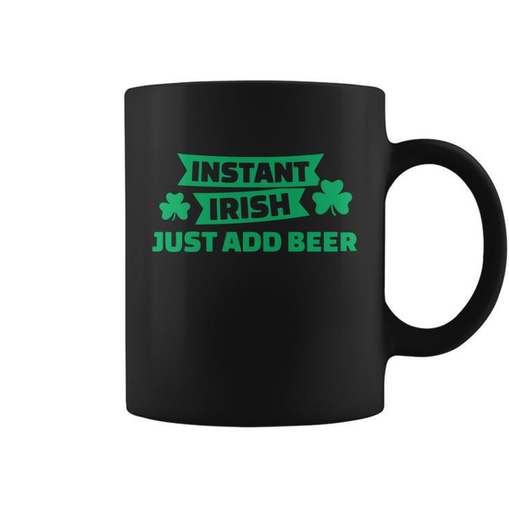 Instant Irish Drinking Beer With Clover St Patricks Day Coffee Mug