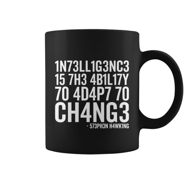 Intelligence Stephen Hawking Tshirt Coffee Mug