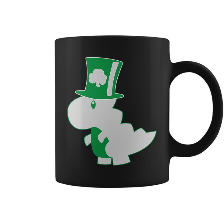 Irish T-Rex Dinosaur Clover Cute St Patricks Day Tshirt Coffee Mug