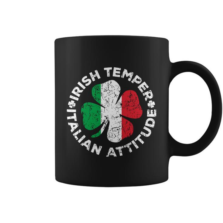 Irish Temper Italian Attitude Shirt St Patricks Day Gift Coffee Mug