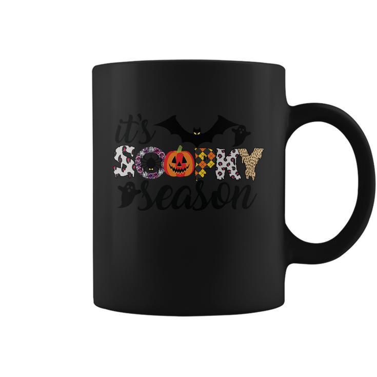 Its Spooky Season Bat Halloween Quote Coffee Mug