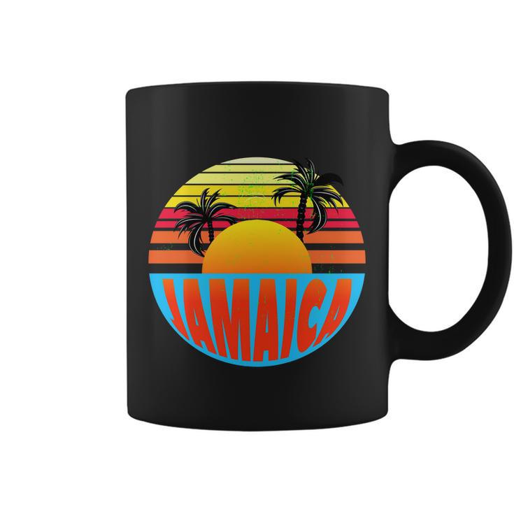 Jamaica Retro Circle Tshirt Coffee Mug