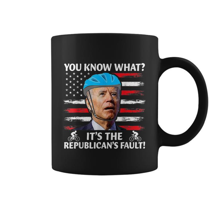 Joe Biden Falling Its The Republicans Fault Coffee Mug