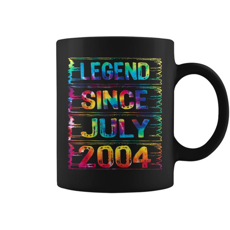 July 18 Years Old Since 2004 18Th Birthday Gifts Tie Dye  Coffee Mug