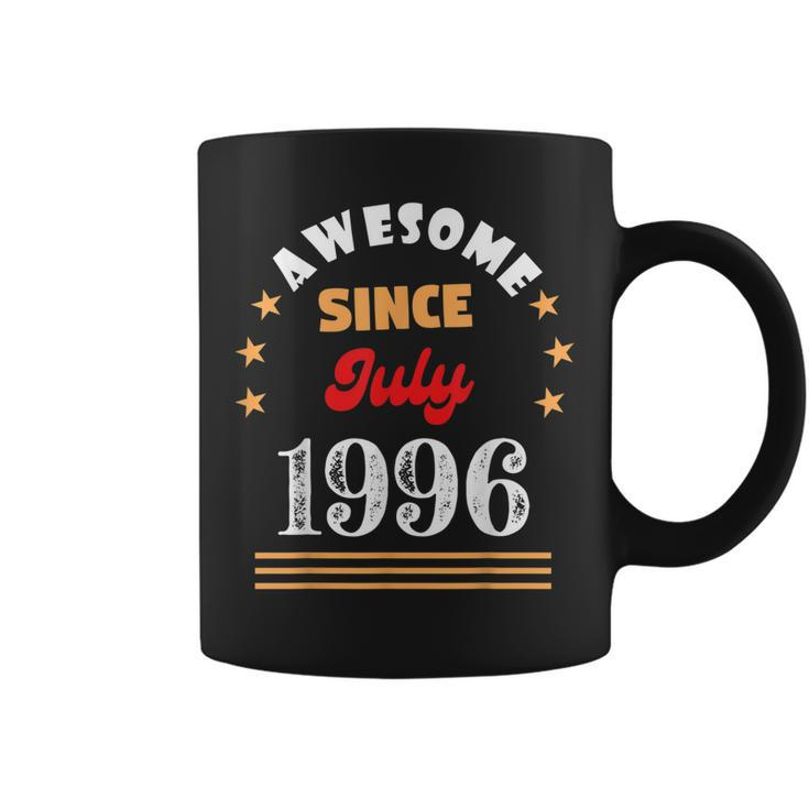 July 1996 Birthday Awesome Since 1996 July Vintage Cool  Coffee Mug