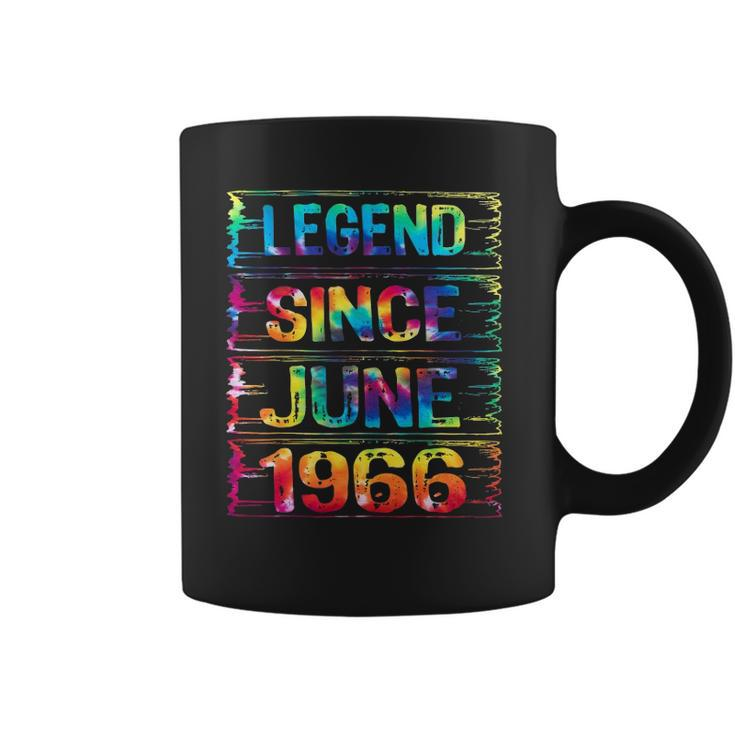 June 56 Years Old Since 1966 56Th Birthday Gifts Tie Dye Coffee Mug