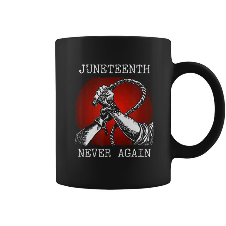 Juneteenth Never Again V2 Coffee Mug