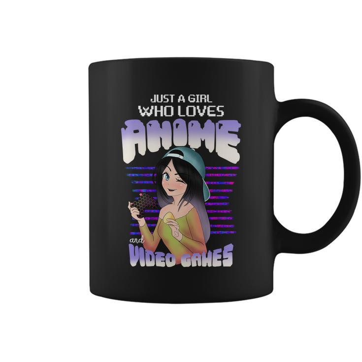 Just A Girl Who Loves Anime And Video Games Coffee Mug