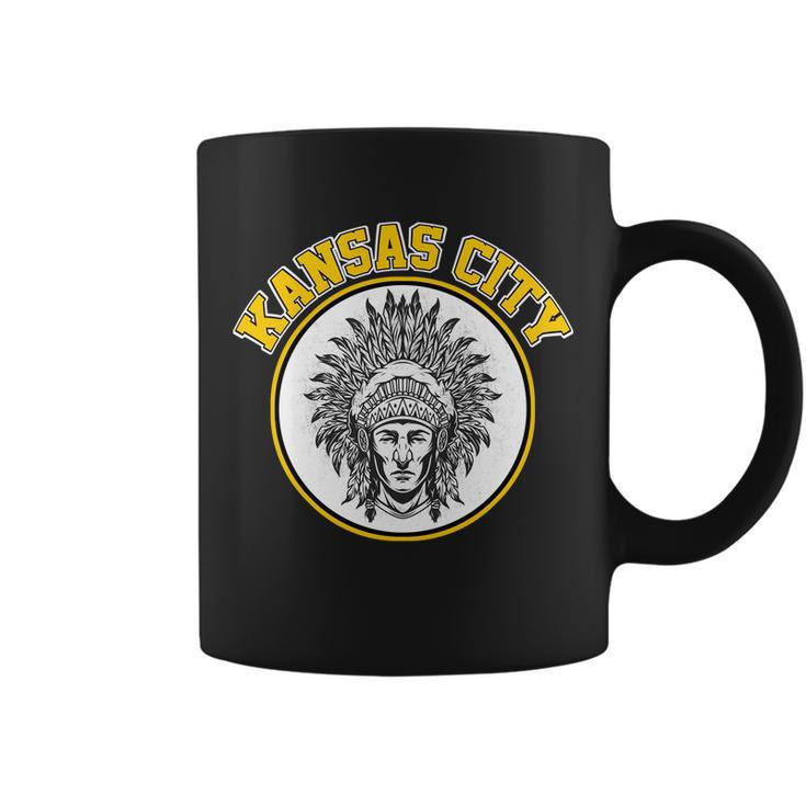 Kansas City Football Vintage Retro Kc Logo Tshirt Coffee Mug